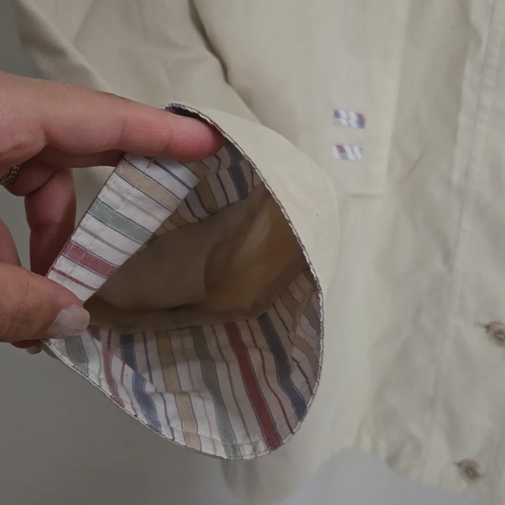 Vintage Ensign London Cream Coat Jacket - Picture 5 of 11